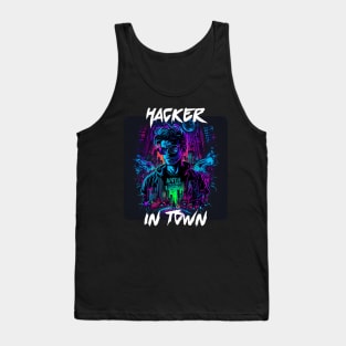 Hacker in Town 4 Tank Top